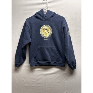 Pittsburgh Penguins Reebok Youth Hoodie Retro Old Logo Navy Blue Large